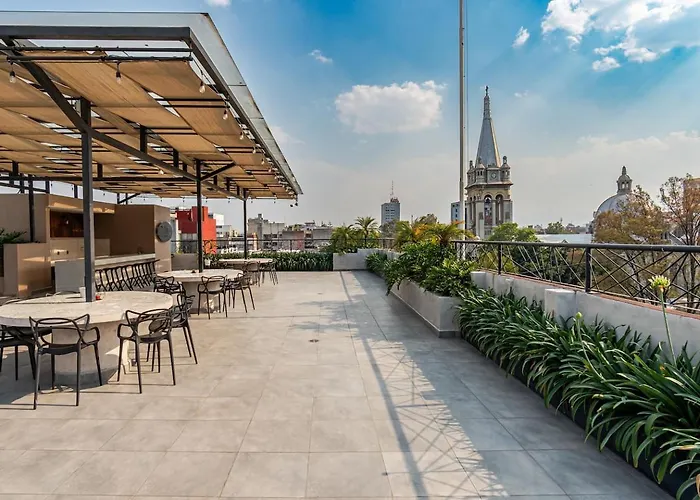 Sunny With Rooftop In Roma Norte Apartment Mexico City